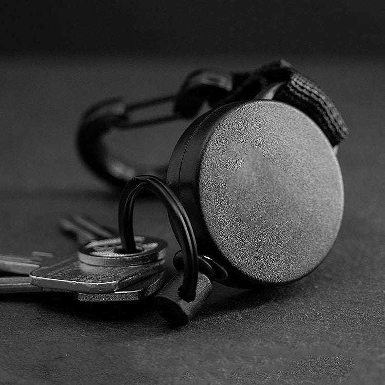 Retractable High Elastic Wire Rope Gourd Shaped Key Chain, Size: Small