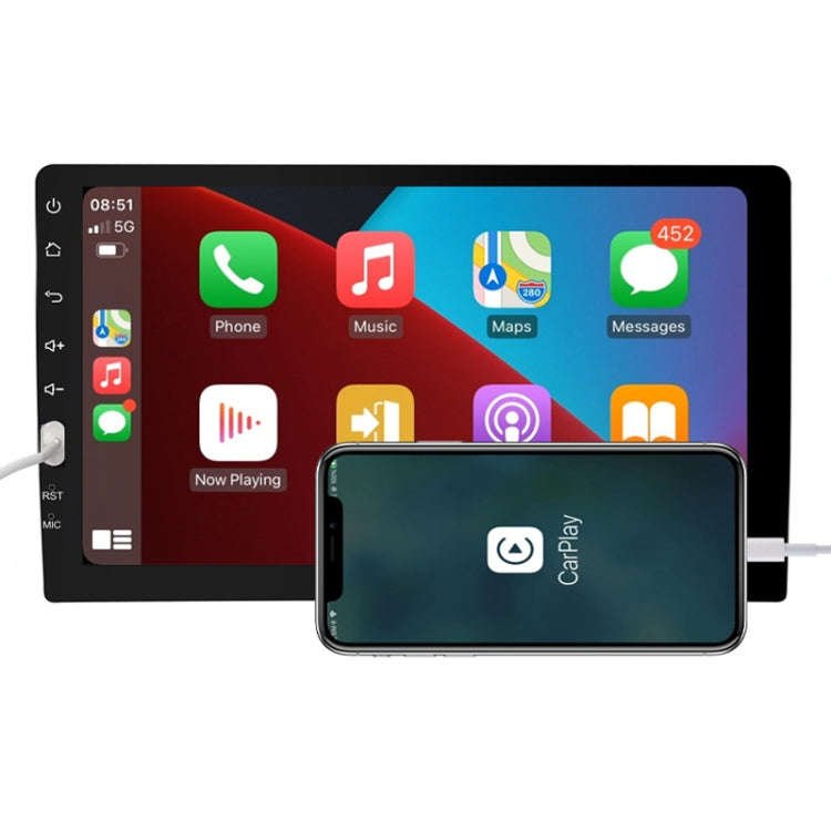 Q3570 9 inch Carplay Single Spindle MP5 Player, Style: Standard