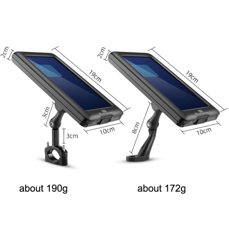WEST BIKING Mountain Bicycle Riding Shock-proof Fixed Mobile Phone Bracket, Style: Rearview Mirror