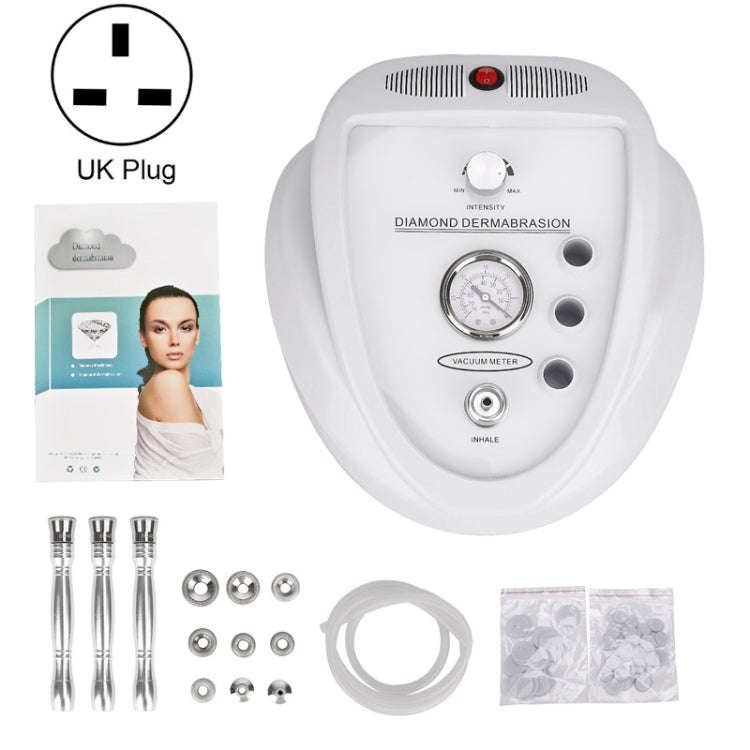 Microdermabrasion Facial Diamond Dermabrasion Machine Portable Cleaning Beauty Device 220V UK Plug