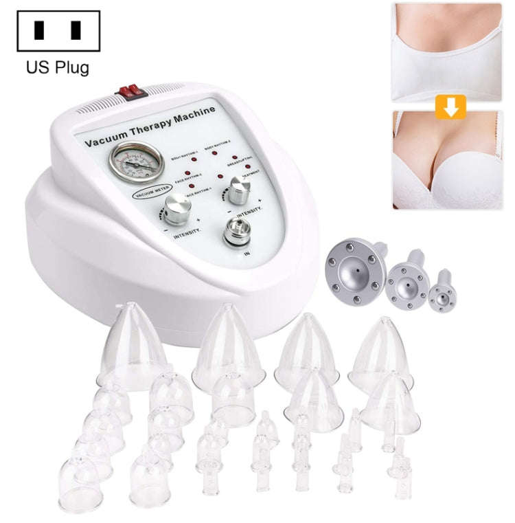 Vacuum Massage Breast Enlargement Pumb Machine With Large Pump 30 Cups(110V US Plug)