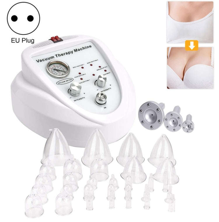 Vacuum Massage Breast Enlargement Pumb Machine With Large Pump 30 Cups(220V EU Plug)