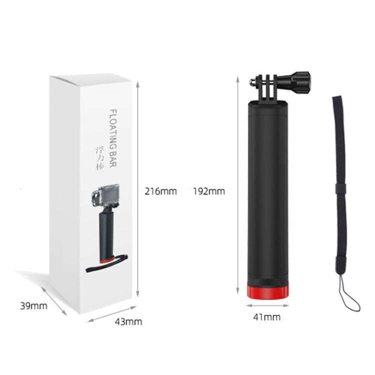 Sunnylife TY-Q9260 For Action 3 / GoPro Hero 11 / 360 ONE RS Action Camera Handle Floating Rod(Bl...