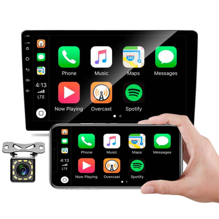 C7001 7 inch Touch Screen Built-In CarPlay Car MP5 Player, Style: Standard+12 Light Camera