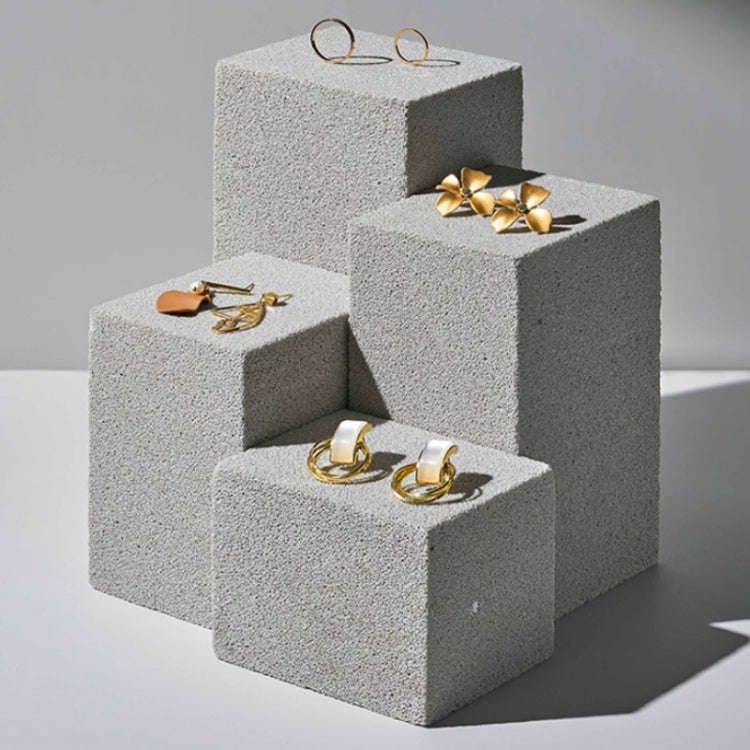 Jewelry Still Life Ornaments Geometry Photography Props, Size: Square 10x10x3.5 cm