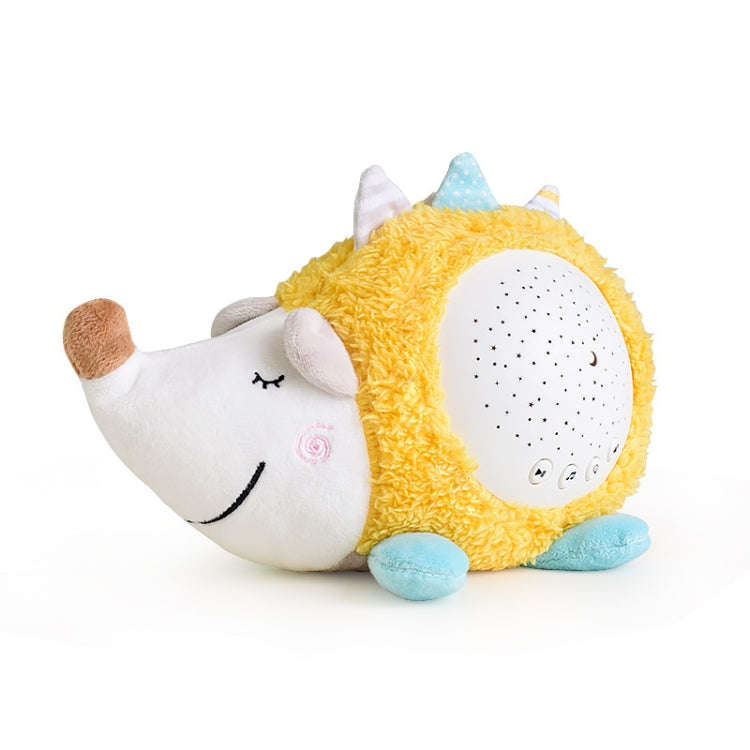 Kids Soft Toys Stuffed Plush Toys With Music & Stars Projector Light(Hedgehogs)