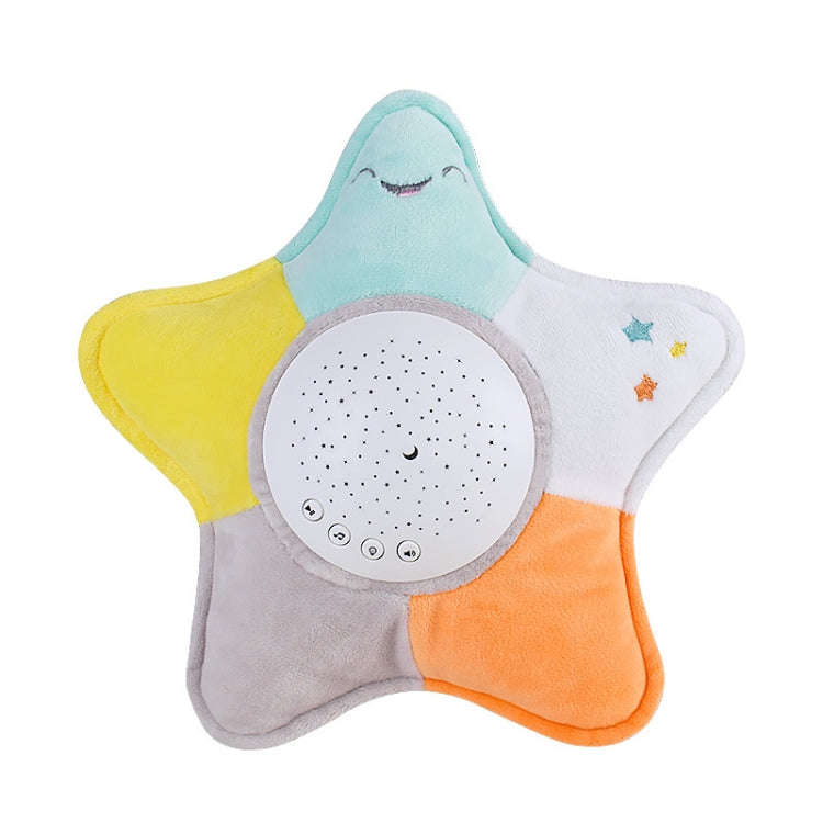 Kids Soft Toys Stuffed Plush Toys With Music & Stars Projector Light(Pentagram)