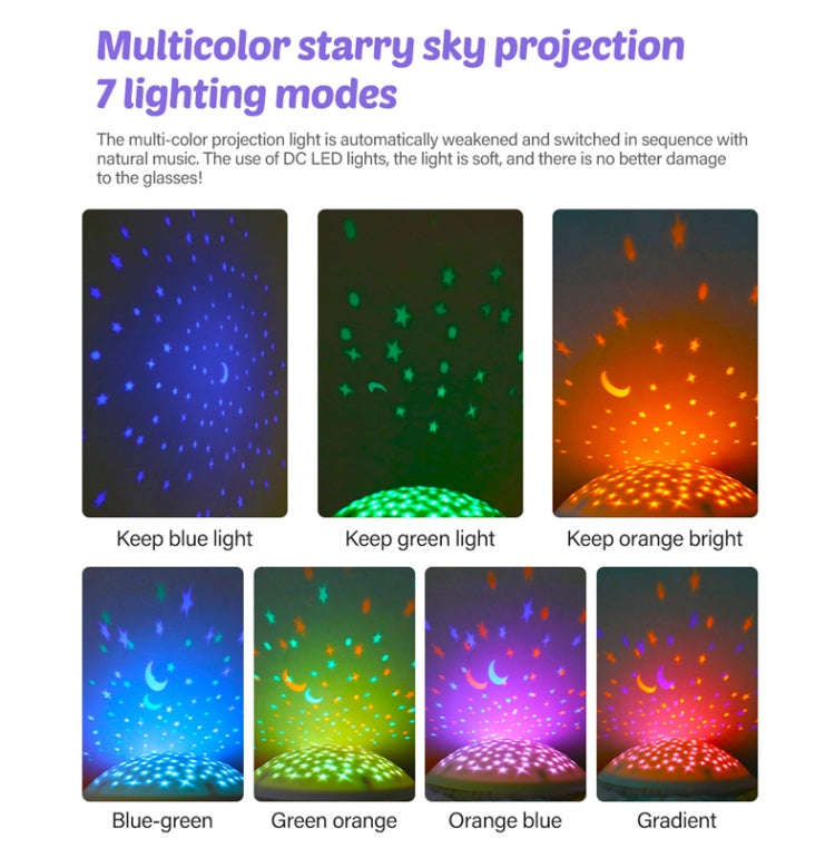 Kids Soft Toys Stuffed Plush Toys With Music & Stars Projector Light(Piggy)