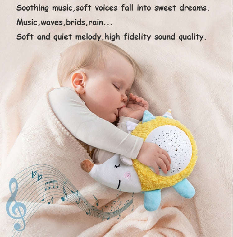 Kids Soft Toys Stuffed Plush Toys With Music & Stars Projector Light(Piggy)