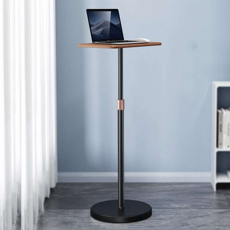 SSKY L42 Laptop Stand Landing Workbench Computer Height Frame, Color: Walnut