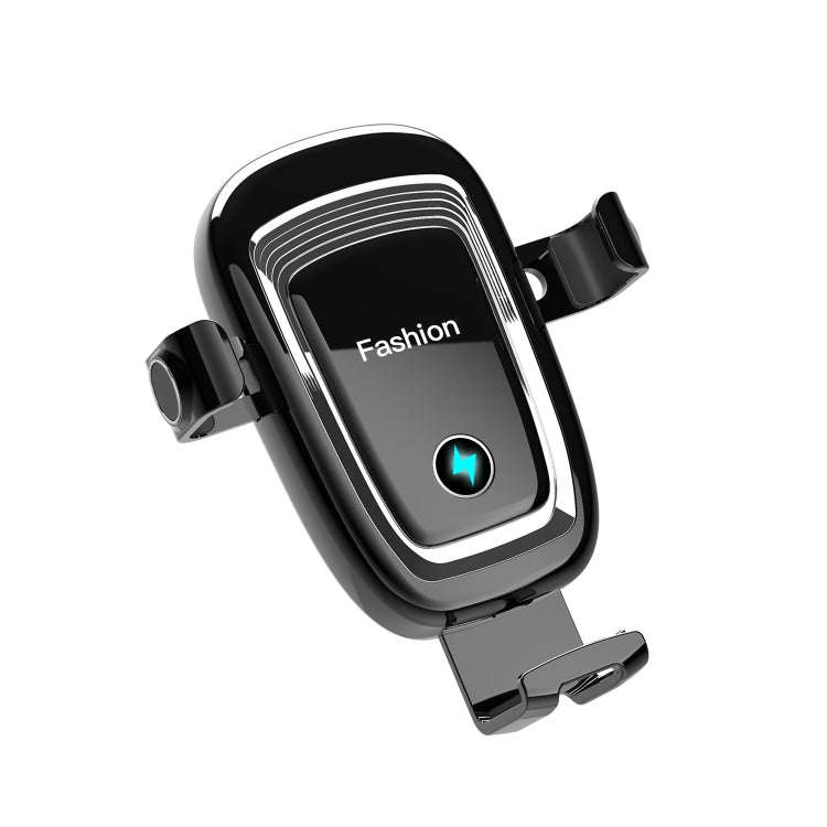 S19 15W Gravity Car Phone Wireless Charging Stand(Black)