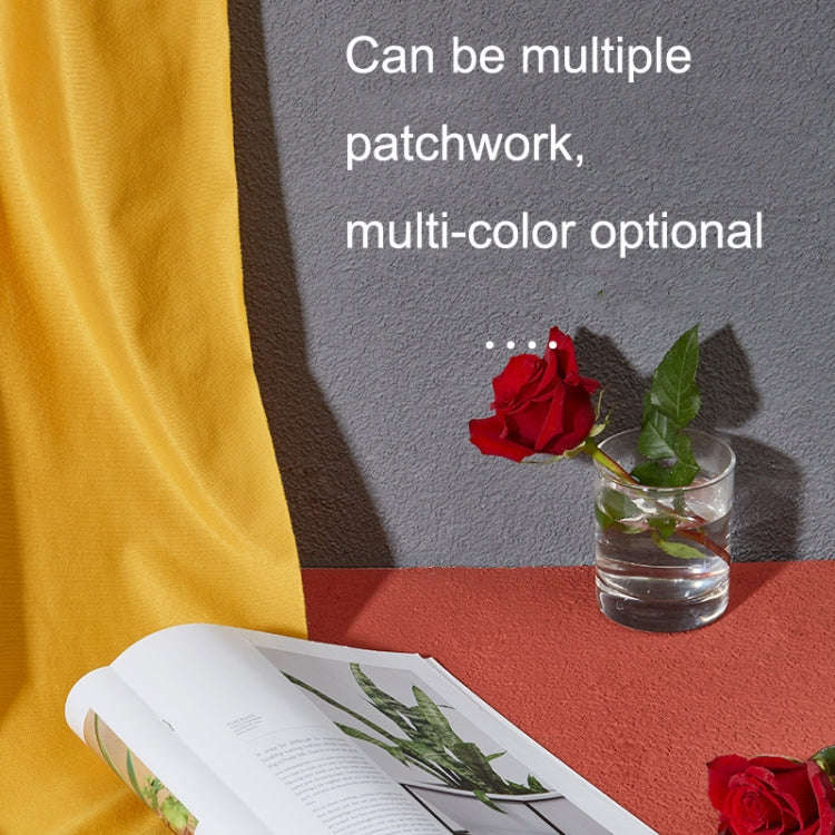 40x40CM Thick Sand Solid Color Background Plate Photo Photography Props(Yellow)