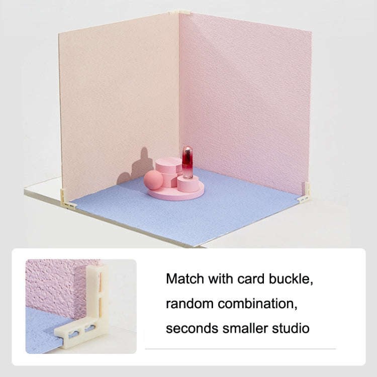 40x40CM Thick Sand Solid Color Background Plate Photo Photography Props(Light Pink)