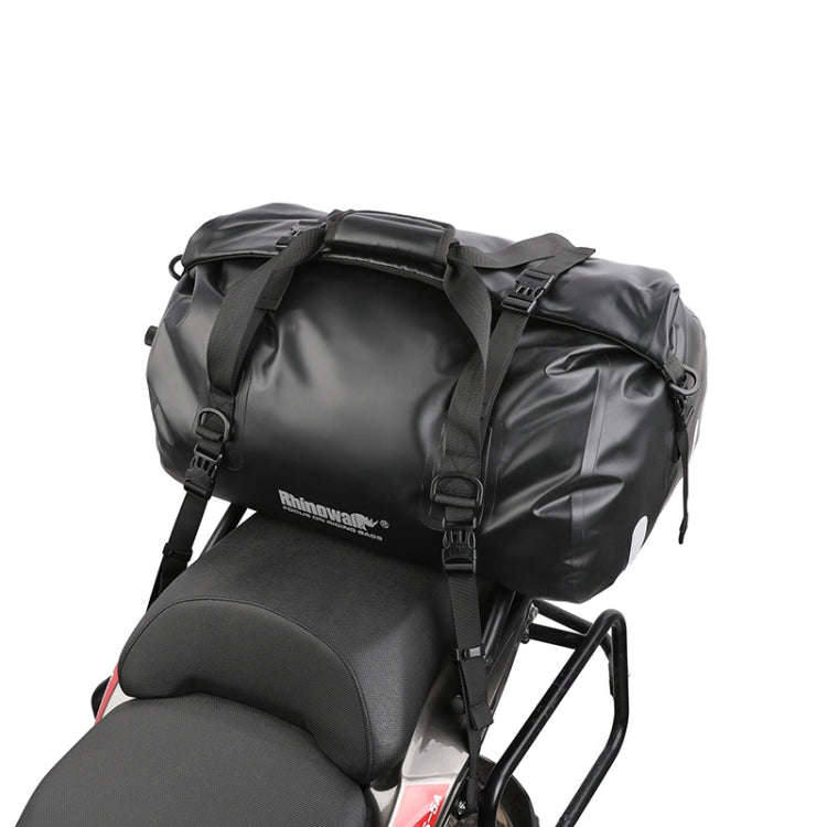 Rhinowalk MT20450 45L Large Capacity Portable Waterproof Motorcycle Tail Bag(Black)