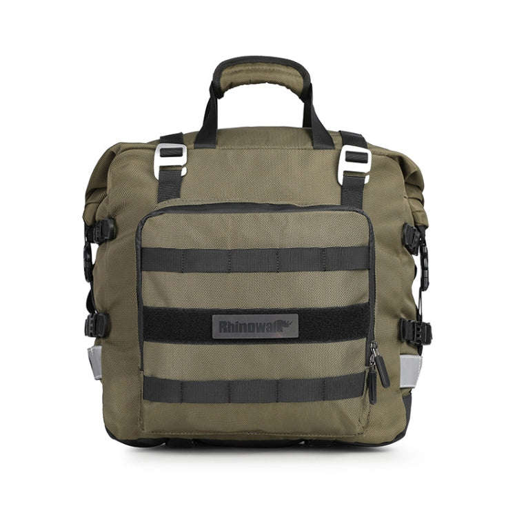 Rhinowalk MT2040 20L Large Capacity Waterproof Quick Release Motorcycle Side Bag(Green)