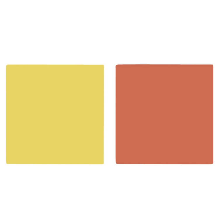 40x40CM Double-sided Photography Background Board Food Photo Props(Agate Yellow / Vermilion)