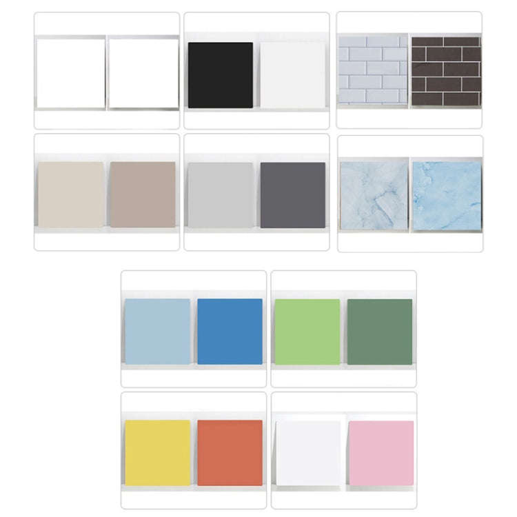 40x40CM Double-sided Photography Background Board Food Photo Props(Haze Gray / Monthly Rock Gray)