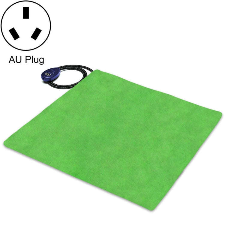 50x50cm Green 12V Low Voltage Multifunctional Warm Pet Heating Pad Pet Electric Blanket(AU Plug)