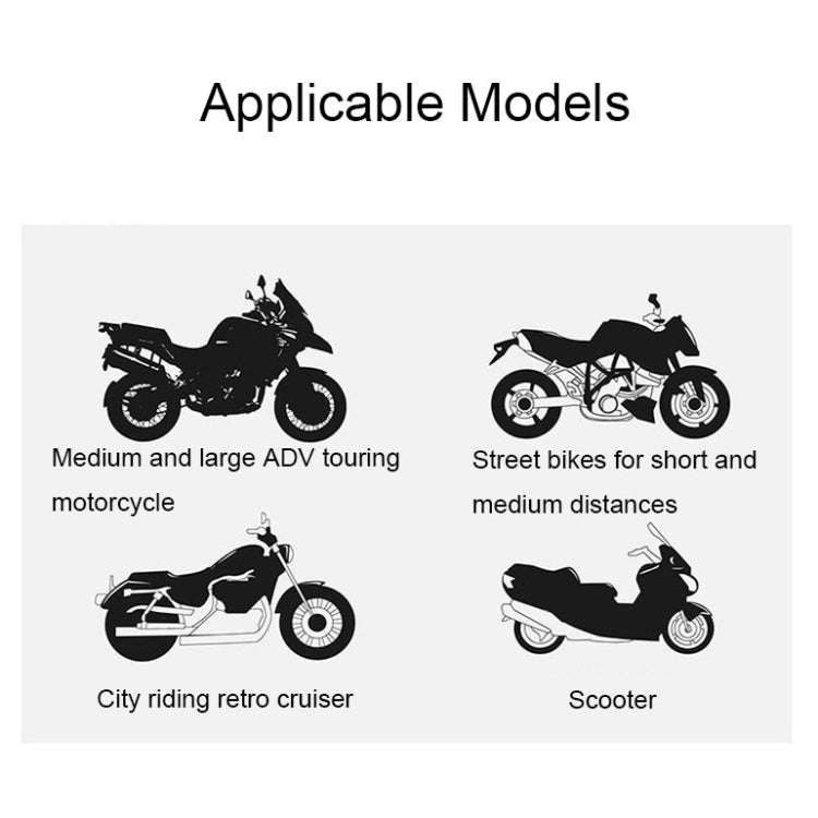 Rhinowalk MT4060 Large-capacity Foldable Expandable Tail Bag for Motorcycle Riding with Rain Cove...