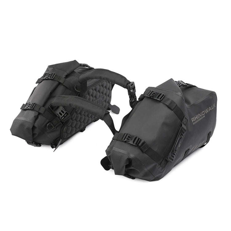 Rhinowalk MT1428 Large-capacity Waterproof and Wear-resistant Motorcycle Double-side Bag(Black)