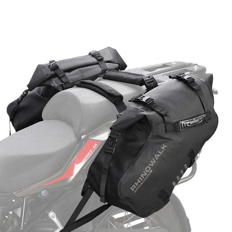 Rhinowalk MT1428 Large-capacity Waterproof and Wear-resistant Motorcycle Double-side Bag(Black)