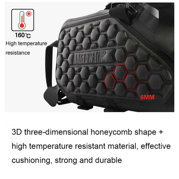 Rhinowalk MT1428 Large-capacity Waterproof and Wear-resistant Motorcycle Double-side Bag(Black)