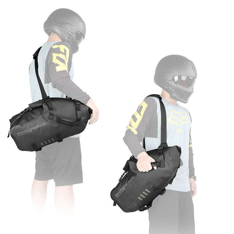 Rhinowalk MT1428 Large-capacity Waterproof and Wear-resistant Motorcycle Double-side Bag(Black)