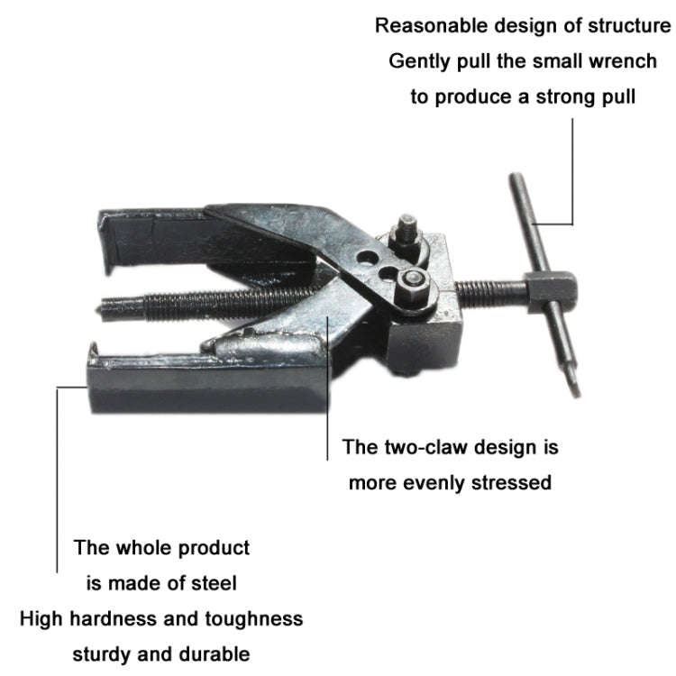 Two-claw Cross Spiral Bearing Removing Wheel Pulpper(15.5 cm)