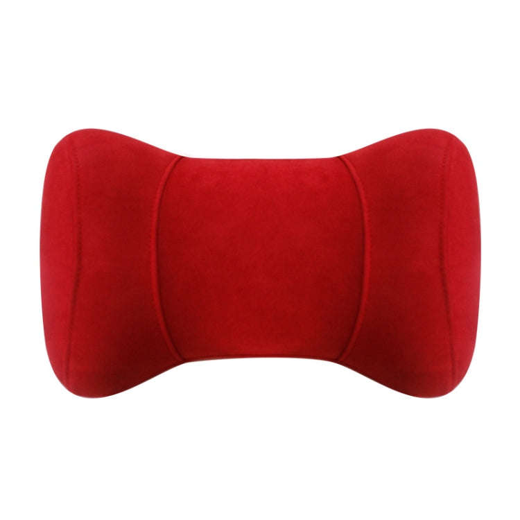 Car Memory Cotton Headrest Protective Cervical Spine Seat Sleeping Pillow(Red)