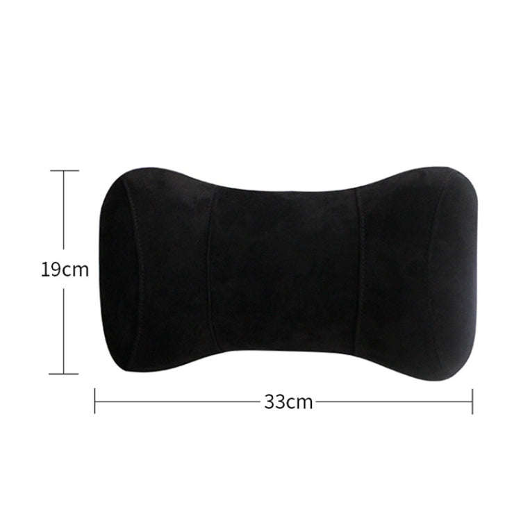 Car Memory Cotton Headrest Protective Cervical Spine Seat Sleeping Pillow(Gray)