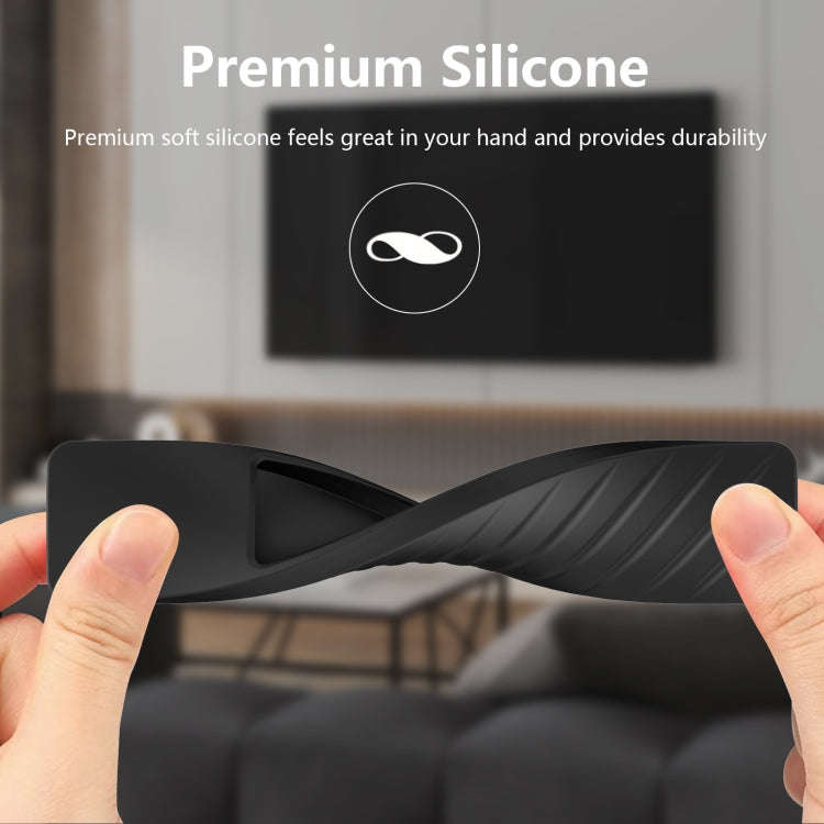 Suitable for Xiaomi P1 Remote Control Twill Washable Drop-proof Silicone Case(Pine Green)