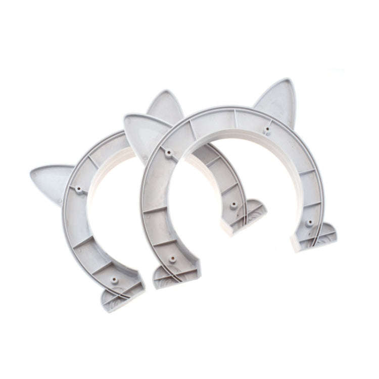 MM01 Can Control the Direction of Access Pet Door Flap Cat Door(White)