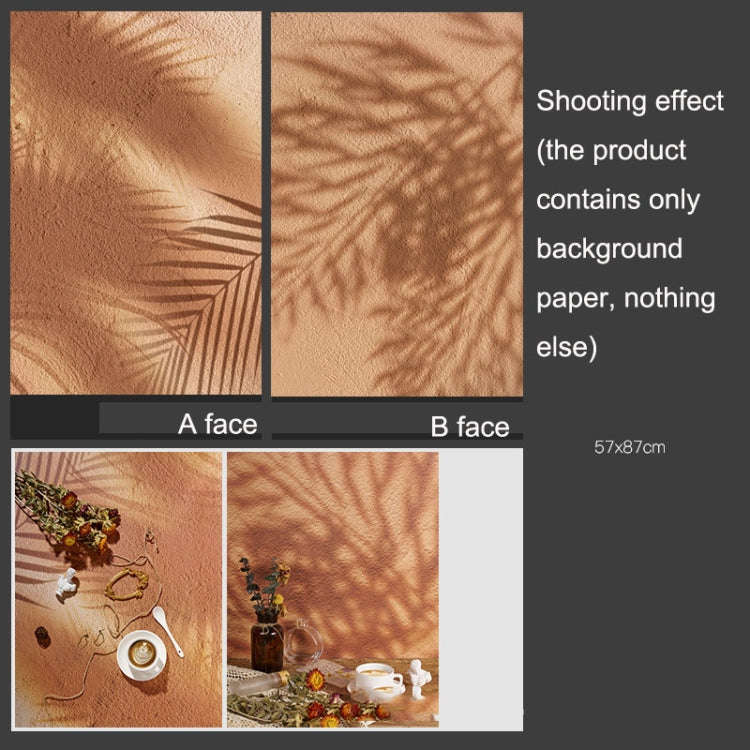3D Double-Sided Matte Photography Background Paper(Trees Shadow)