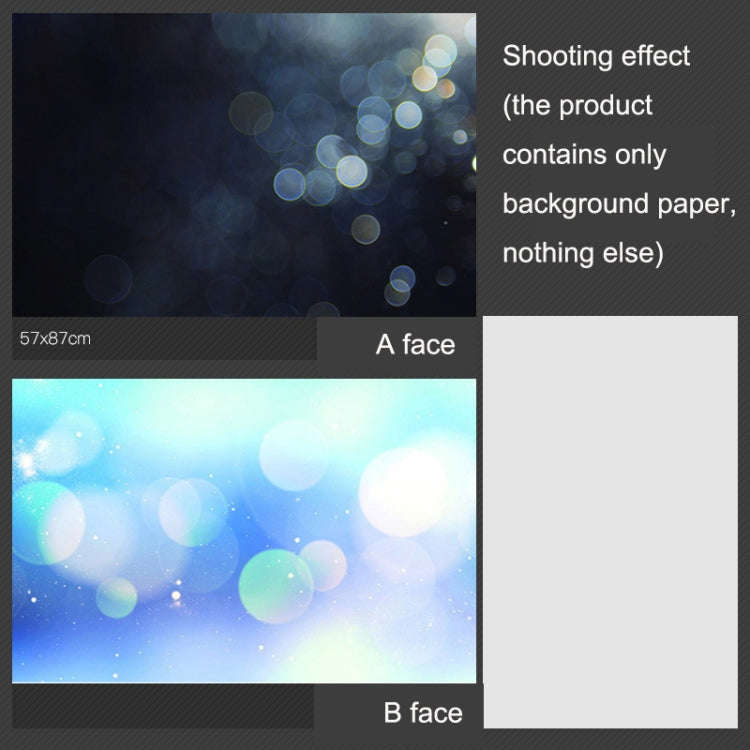3D Double-Sided Matte Photography Background Paper(Dream Light Shadow)
