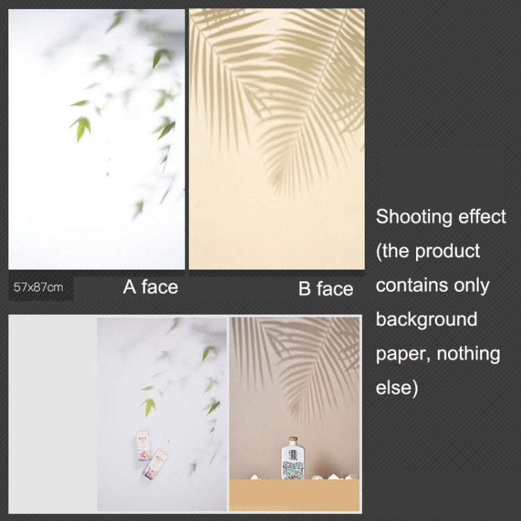 3D Double-Sided Matte Photography Background Paper(Leaf Effect)