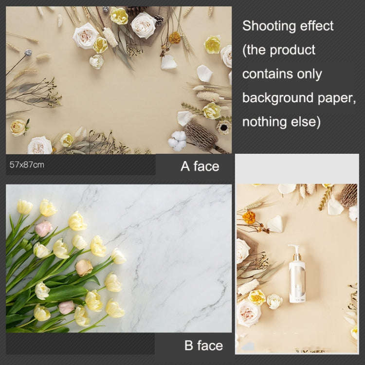 3D Double-Sided Matte Photography Background Paper(Flower Rhyme)