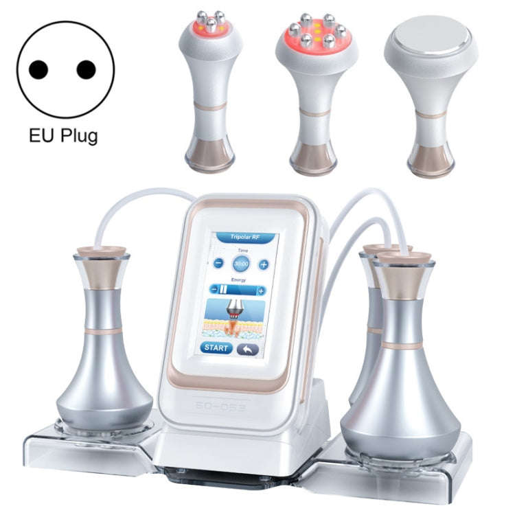 3 In 1 80k Metal Fat Blaster RF Ultrasonic Beauty Machine EU Plug(Golden Edge)