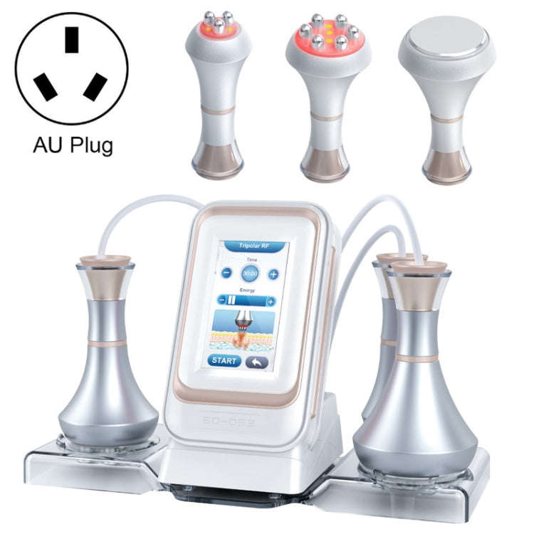 3 In 1 80k Metal Fat Blaster RF Ultrasonic Beauty Machine AU Plug(Golden Edge)