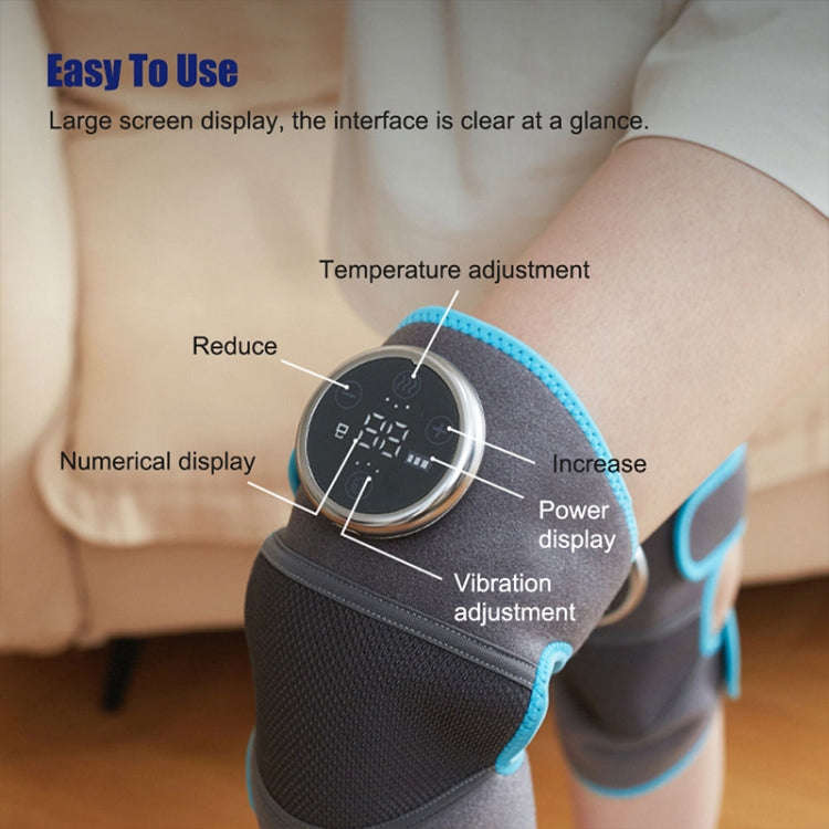 Electric Heating Therapy Knee Warm Knee Pad Brace Massage,Spec: Single Without Vibration