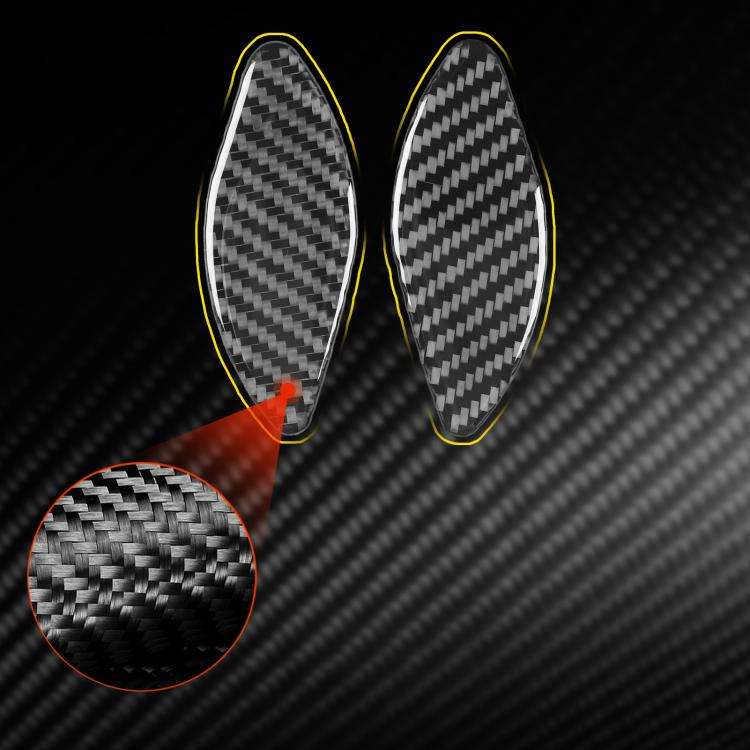 For Chevrolet Corvette C8 2pcs /Set Inner Door Bowl Sticker(Black)