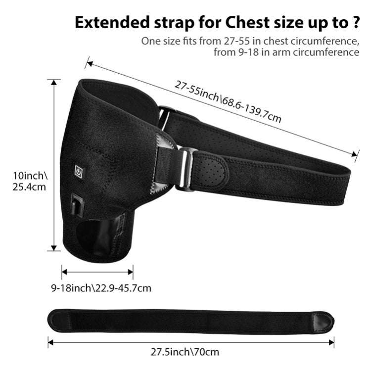Electric Heating Warm Shoulder Protector To Relieve Shoulder Pain USB Model