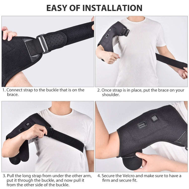 Electric Heating Warm Shoulder Protector To Relieve Shoulder Pain USB Model
