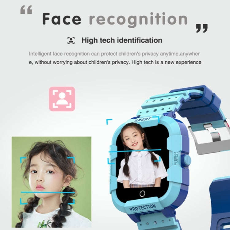 DF75 1.4 Inch 4G GPS Positioning Children Waterproof Smart Calling Watch With SOS Function(Black)