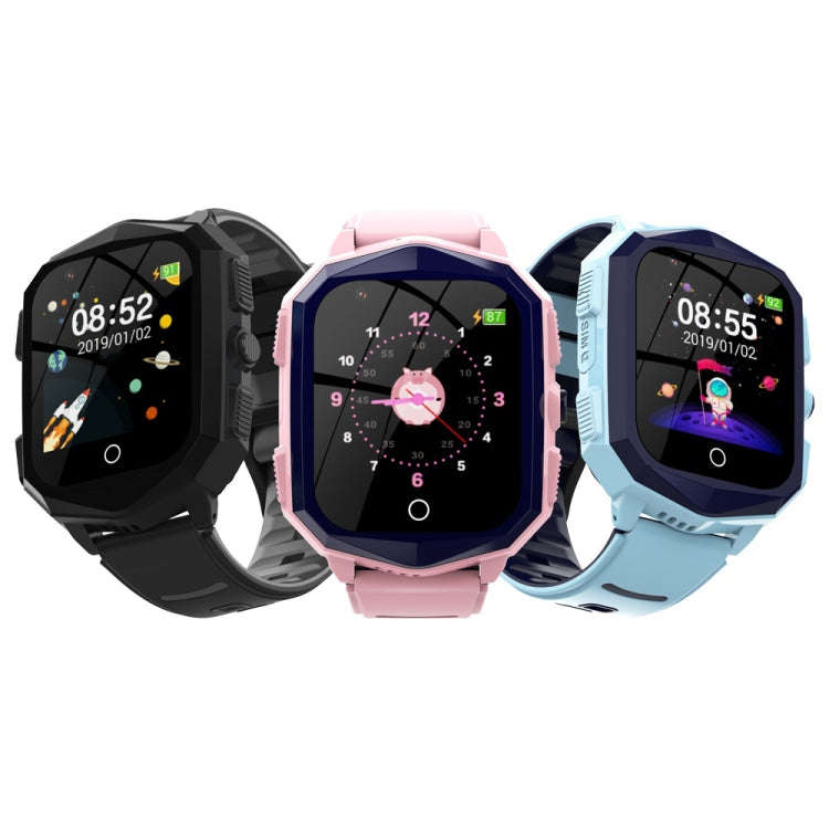 DF73 1.4 Inch 4G GPS Positioning Children Calling Watch With SOS Function(Pink)