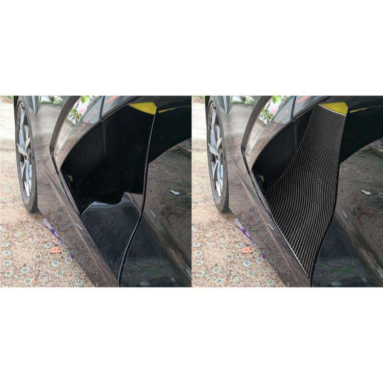 For Chevrolet Corvette C8 2pcs /Set Body Exhaust Port Sticker(Black)
