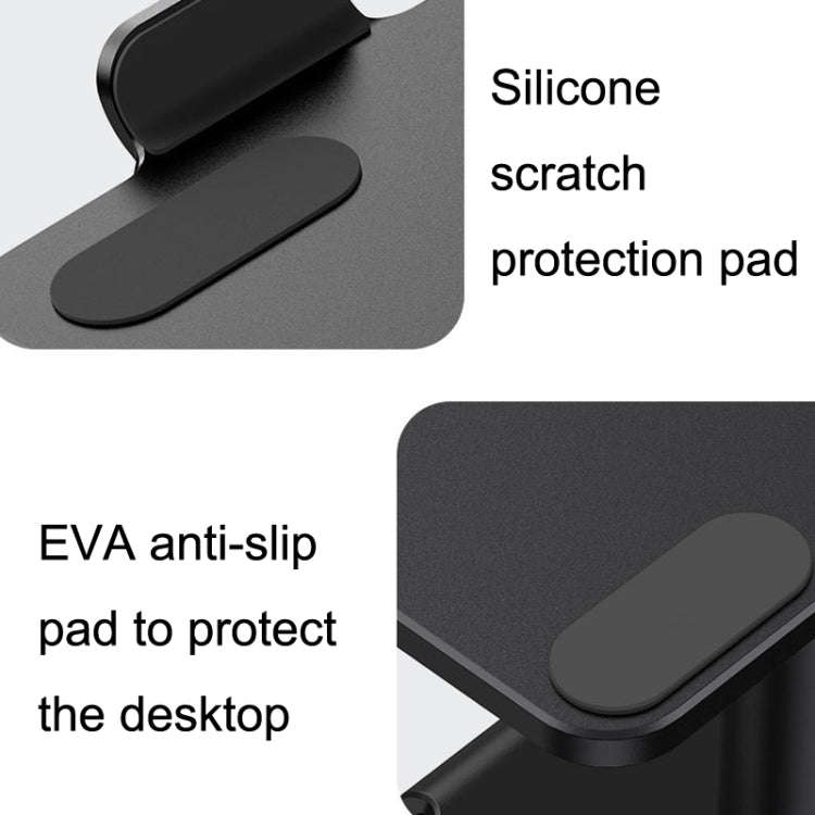 SSKY P20 Portable Aluminum Alloy Lifting And Raising Laptop Support(Black)