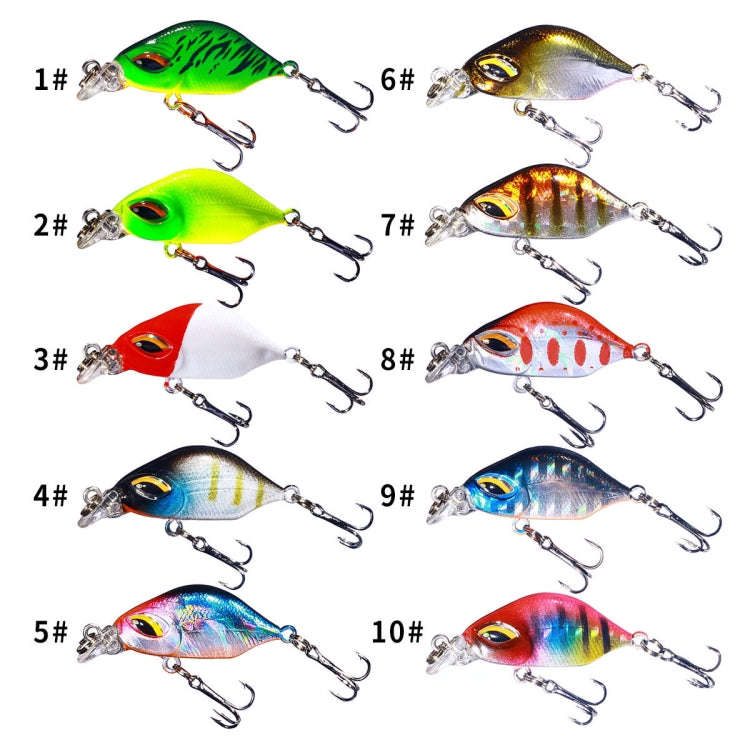 HENGJIA CB070 Lure Submerged Small Fatty False Lure, Size: 3.8cm 3.3g(10 Color)