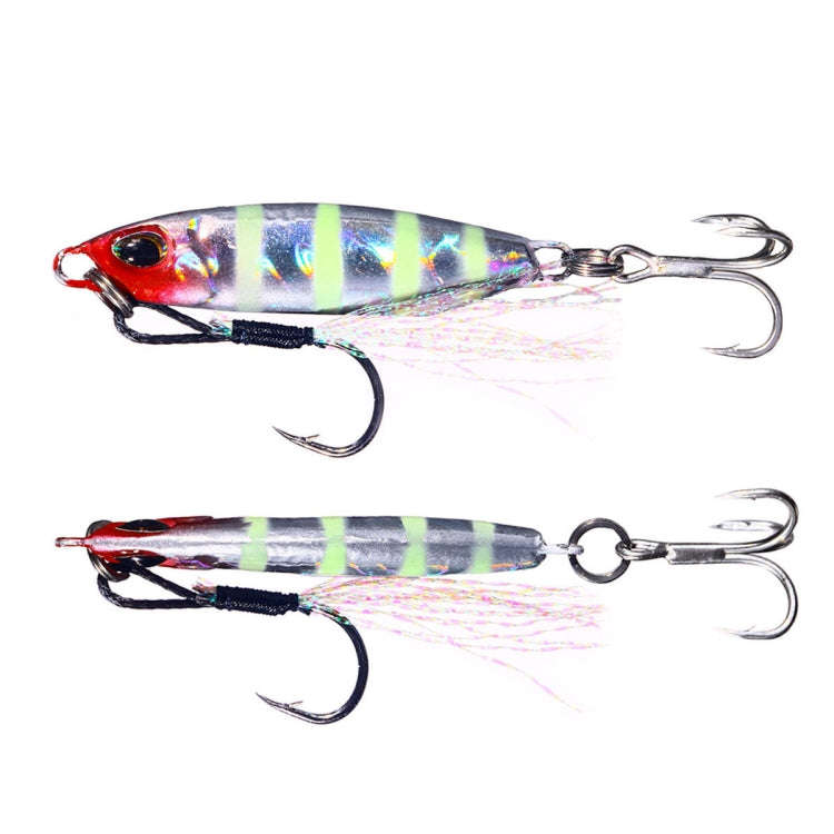 2 PCS HENGJIA Shore Casting Lead Fish Long-distance Casting Sinker Double Hook Lure, Size: 16g(8)