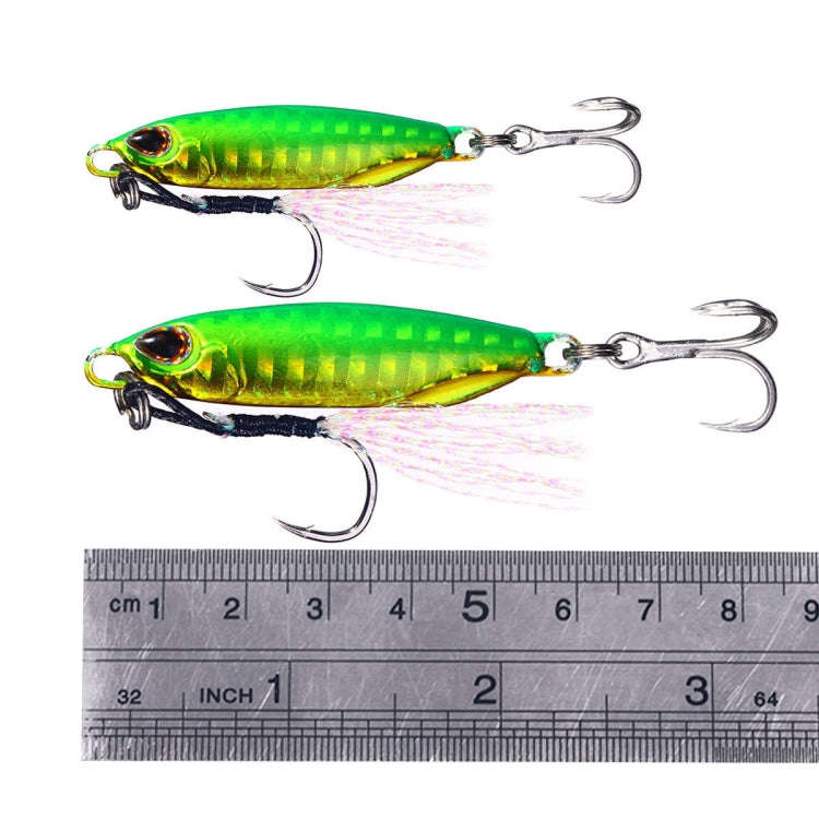2 PCS HENGJIA Shore Casting Lead Fish Long-distance Casting Sinker Double Hook Lure, Size: 16g(2)