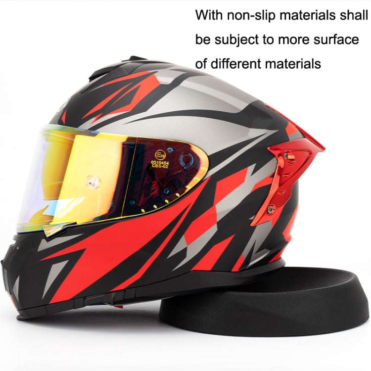 Multi-functional Motorcycle Helmet Support Pad Protective Anti-slip Mat(Black)